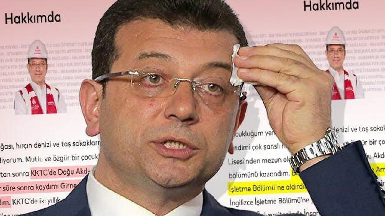 İmamoğlu'nun diplomasında zincirleme yalan: Özgeçmişi değiştirdi, fena yakalandı