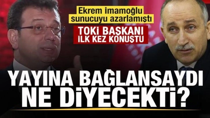 İmamoğlu Sözcü TV sunucusunu azarlamıştı! TOKİ Başkanı yayına bağlansaydı ne diyecekti?