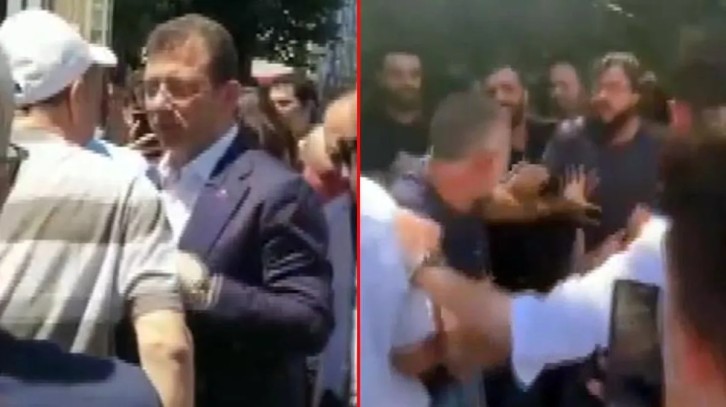 İmamoğlu'na cuma namazına gittiği camide protesto