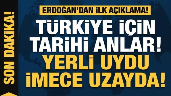 İMECE uydusu uzaya fırlatıldı! Türkiye için tarihi anlar