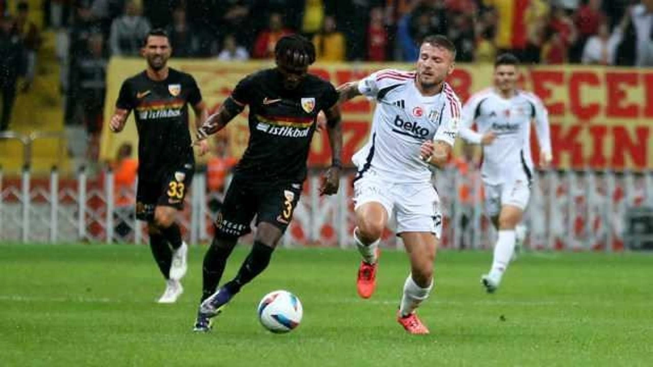 Immobile'nin gecesi! Kartal, Kayseri'de yüksekten uçtu