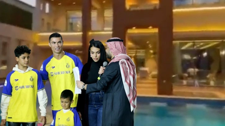 İmzayı atar atmaz lüks evi kaptı! Ronaldo'nun kalacağı lüks malikane görüntülendi