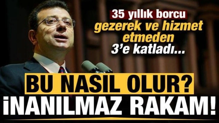 İnanılmaz rakam ortaya çıktı, bu nasıl olur? İmamoğlu geziyor, İBB kan ağlıyor