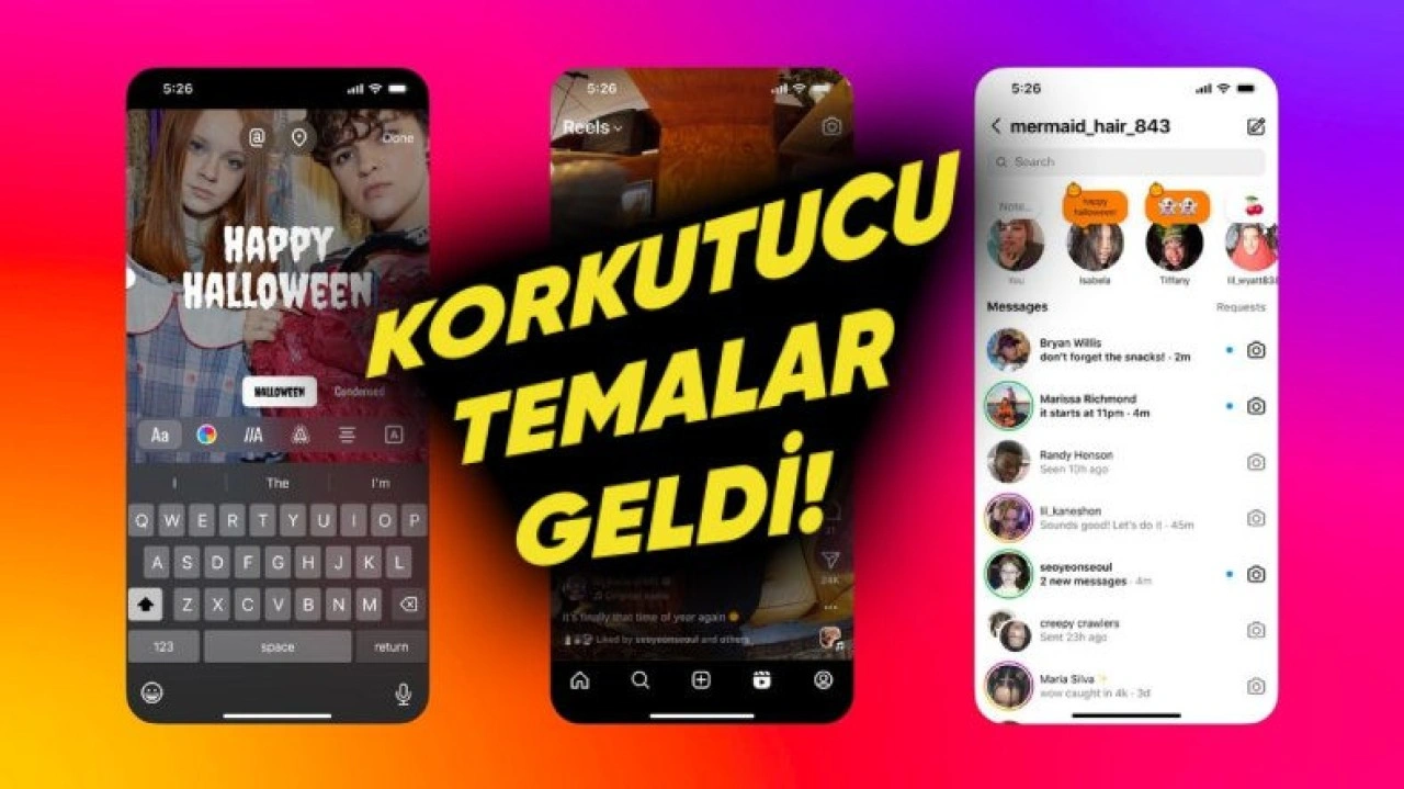 Instagram'a Cadılar Bayramı'na Özel Özellikler Geldi