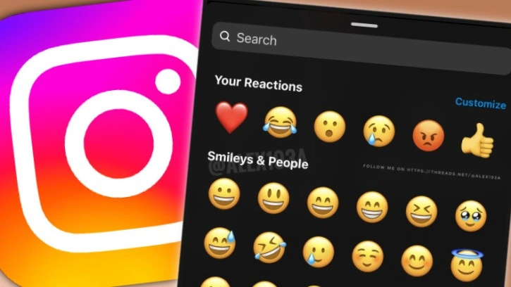 Instagram'ın Emoji Seçme Bölümüne Kategori Geliyor