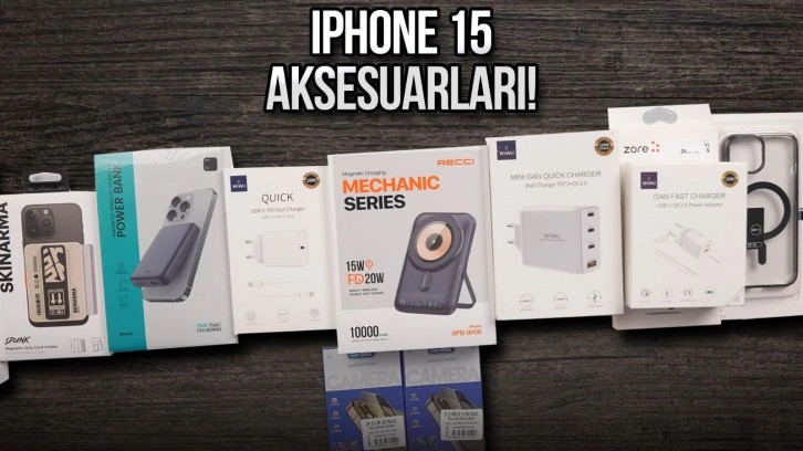 iPhone 15 aksesuarlarını inceledik!