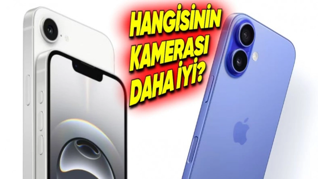 iPhone 16e ve iPhone 16 Kamera Karşılaştırması