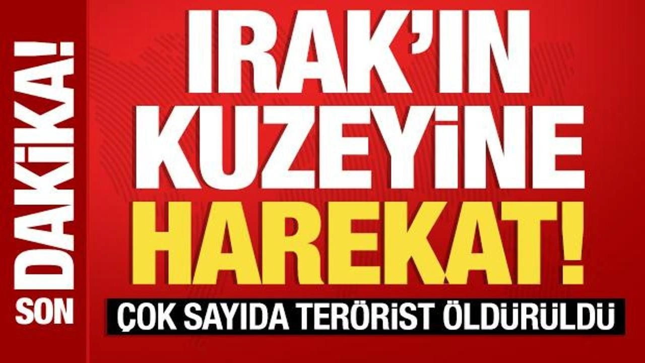 Irak'ın kuzeyinde harekat: Çok sayıda terörist öldürüldü