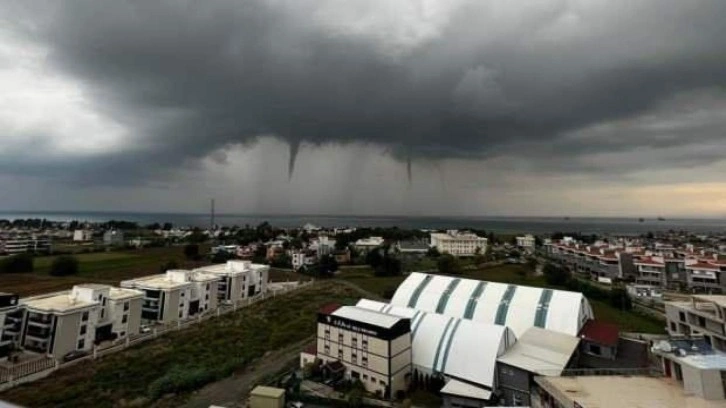 İskenderun Körfezi'nde 3 hortum oluştu