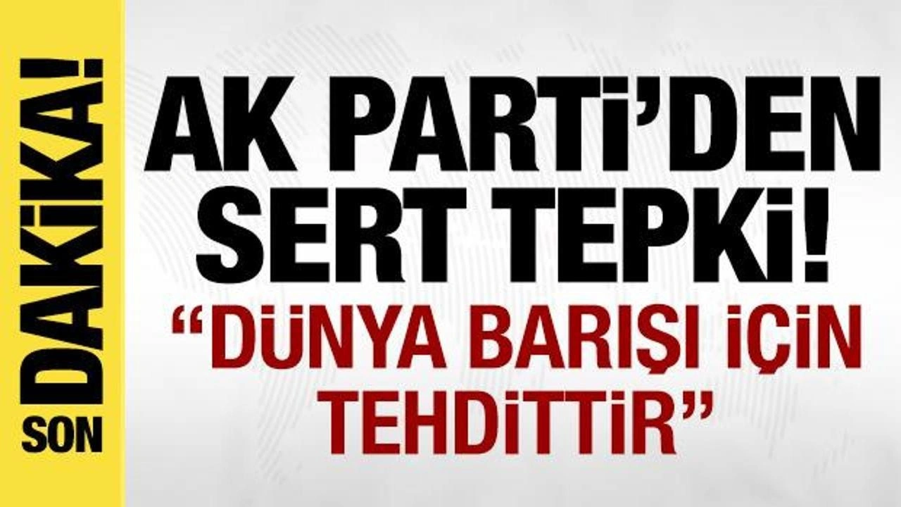 İsrail'in İran'a saldırısı: AK Parti'den açıklama geldi