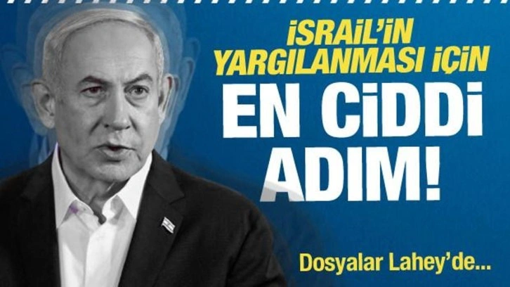 İsrail'in yargılanması için en ciddi adım! Dosyalar Lahey'de...