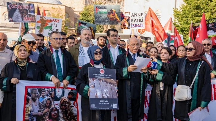 İstanbul 2 No'lu Barosu, Gazze için kampanya başlattı: 60 bini aşkın imzaya ulaştı