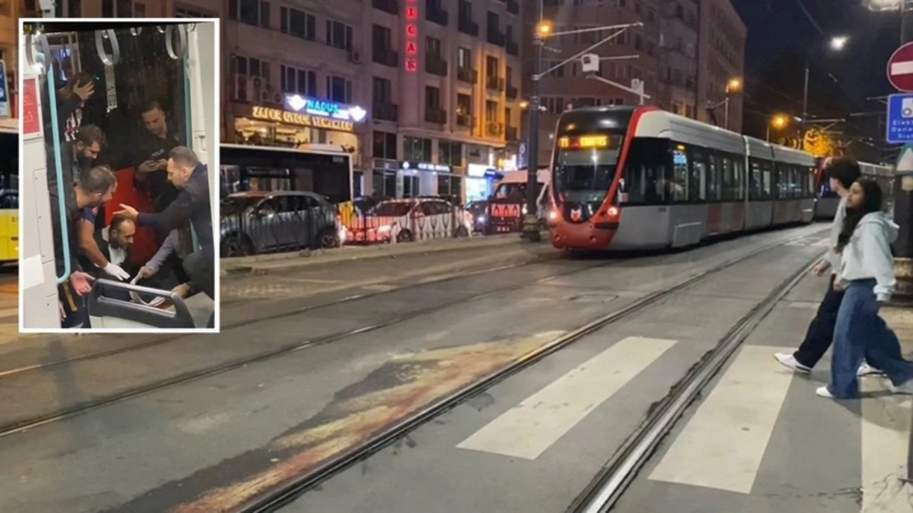 İstanbul'da feci kaza! Tramvayın altında kaldı...