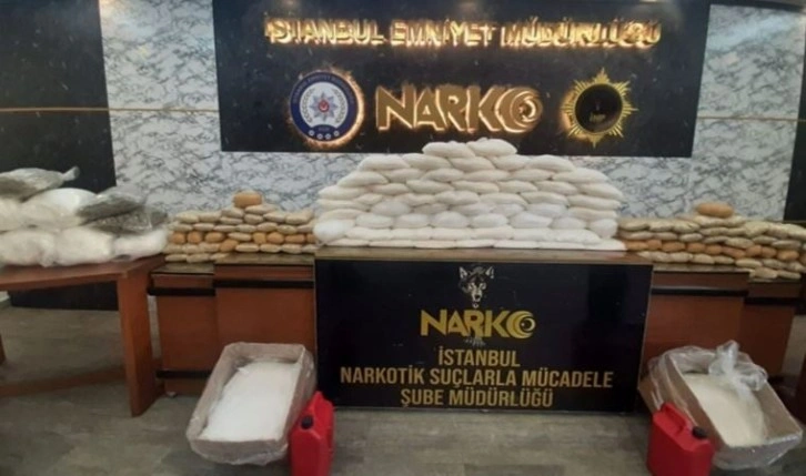 İstanbul'da 209,5 kilogram uyuşturucu ele geçirildi