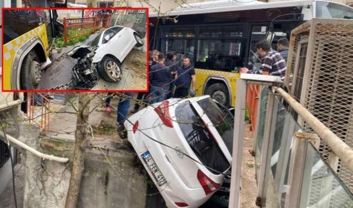 İstanbul’da frenleri boşalan halk otobüsü dehşeti