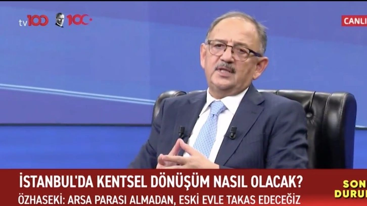 İstanbul'da kentsel dönüşüm nasıl olacak Bakan Mehmet Özhaseki açıkladı