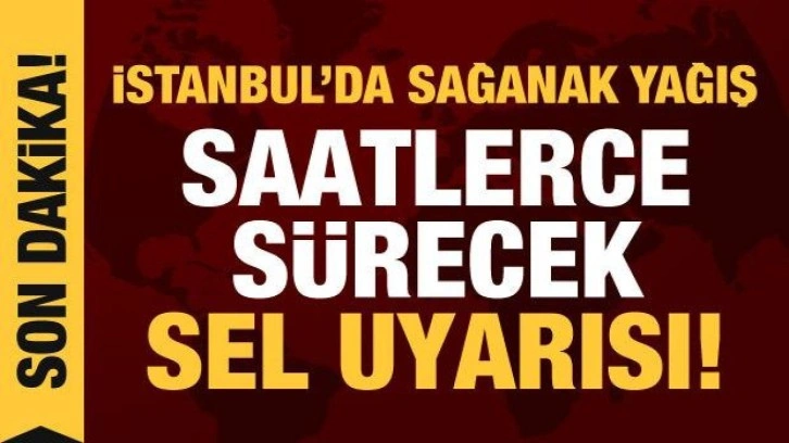 İstanbul'da yağış başladı! AKOM uyardı: 22'ye kadar sürecek, su baskınlarına dikkat