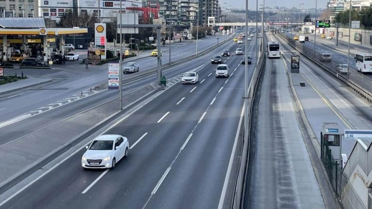 İstanbul'da yeni yılın ilk gününde trafik yüzde 1'e düştü