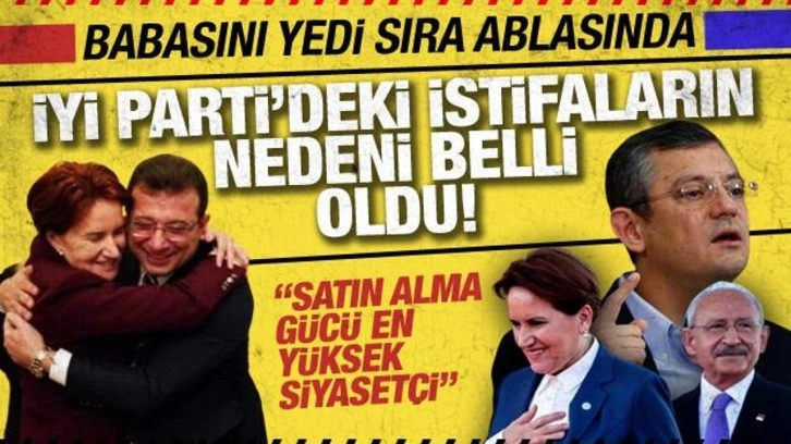 İşte İYİ Parti'deki istifaların nedeni belli oldu: Satın alma gücü en yüksek siyasetçi