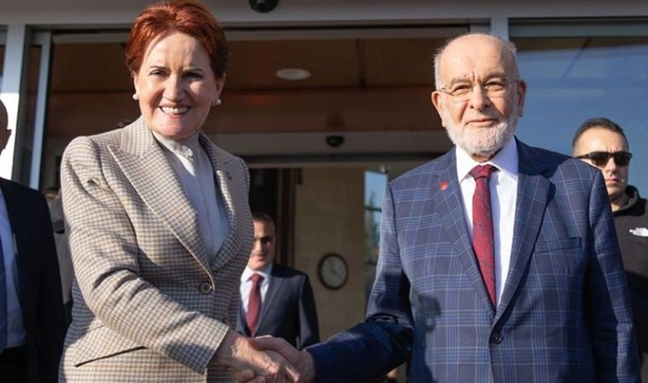 İYİ Parti lideri Meral Akşener'den Saadet Partisi Genel Başkanı Karamollaoğlu'na ziyaret