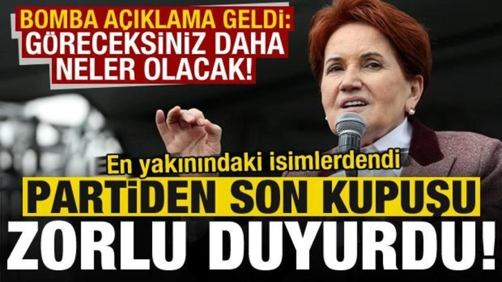 İYİ Parti'deki peş peşe ayrılıklar sonrası bomba açıklama: Göreceksiniz daha neler olacak!