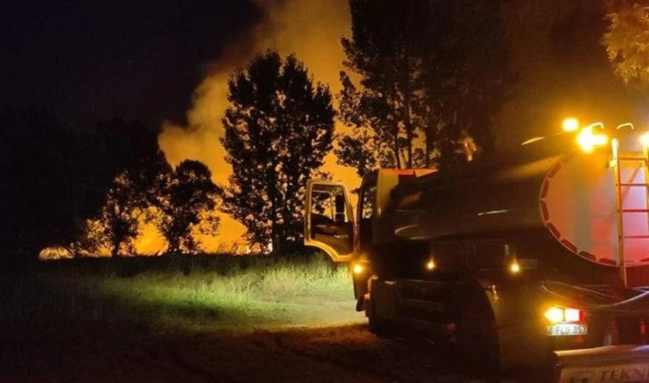 İznik Gölü’nde korkutan yangın