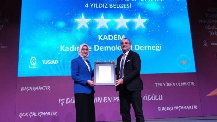 KADEM'e üstün performansta 4 yıldız