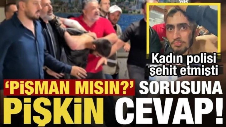 Kadın polisi şehit etmişti 'Pişman mısın?' diye sordular! Akılalmaz cevap...