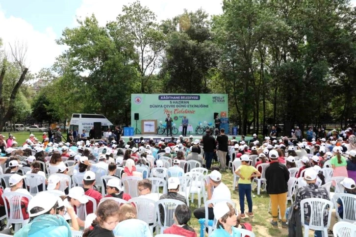 Kağıthane'de öğrenciler çevre bilincini arttırmak için bir araya geldi