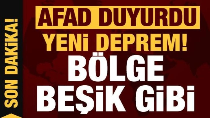 Kahramanmaraş'ta yeni deprem! Bölge beşik gibi sallanıyor