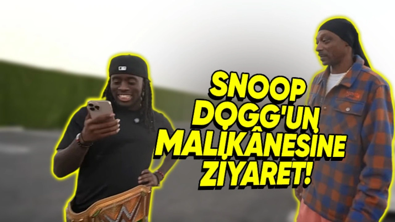 Kai Cenat, Snoop Dogg'un Etkileyici Malikânesini Gezdi