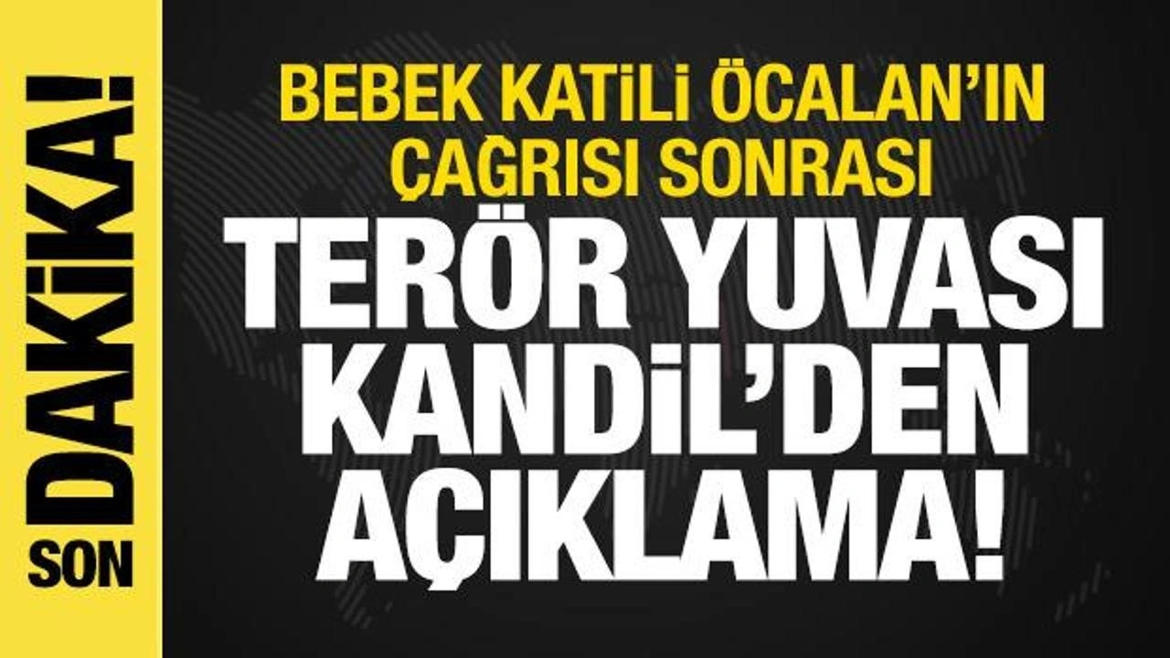 Kandil: Öcalan'ın çağrısına uyuyor ve ateşkes ilan ediyoruz