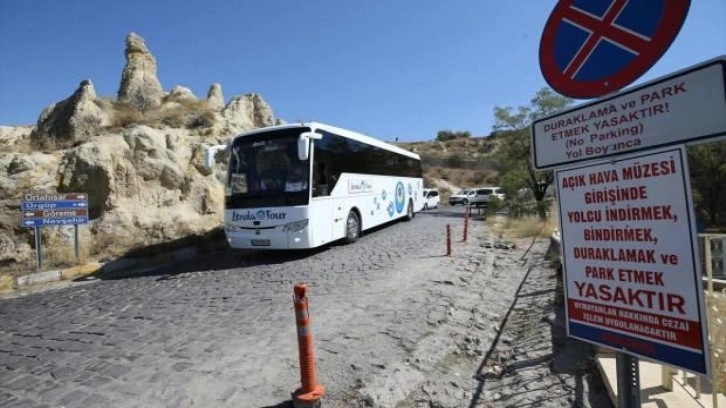 Kapadokya'da yol çalışmasında peribacalarının yıkıldığı iddiasına yalanlama