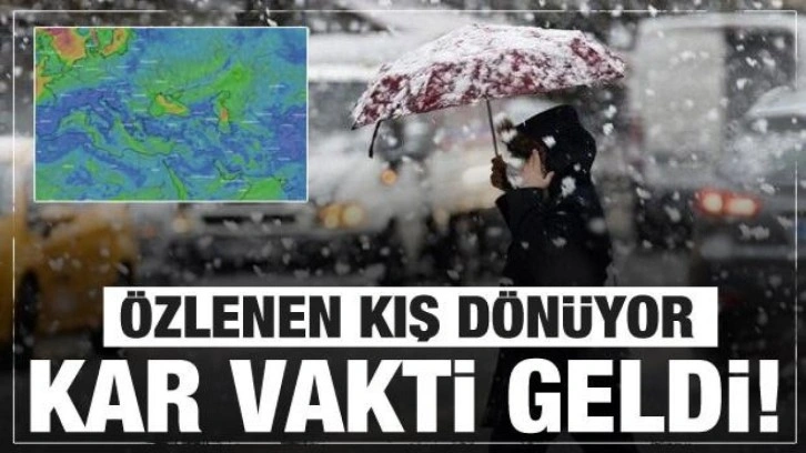 Kar vakti geldi! Özlenen kış dönüyor...Meteoroloji'den açıklama