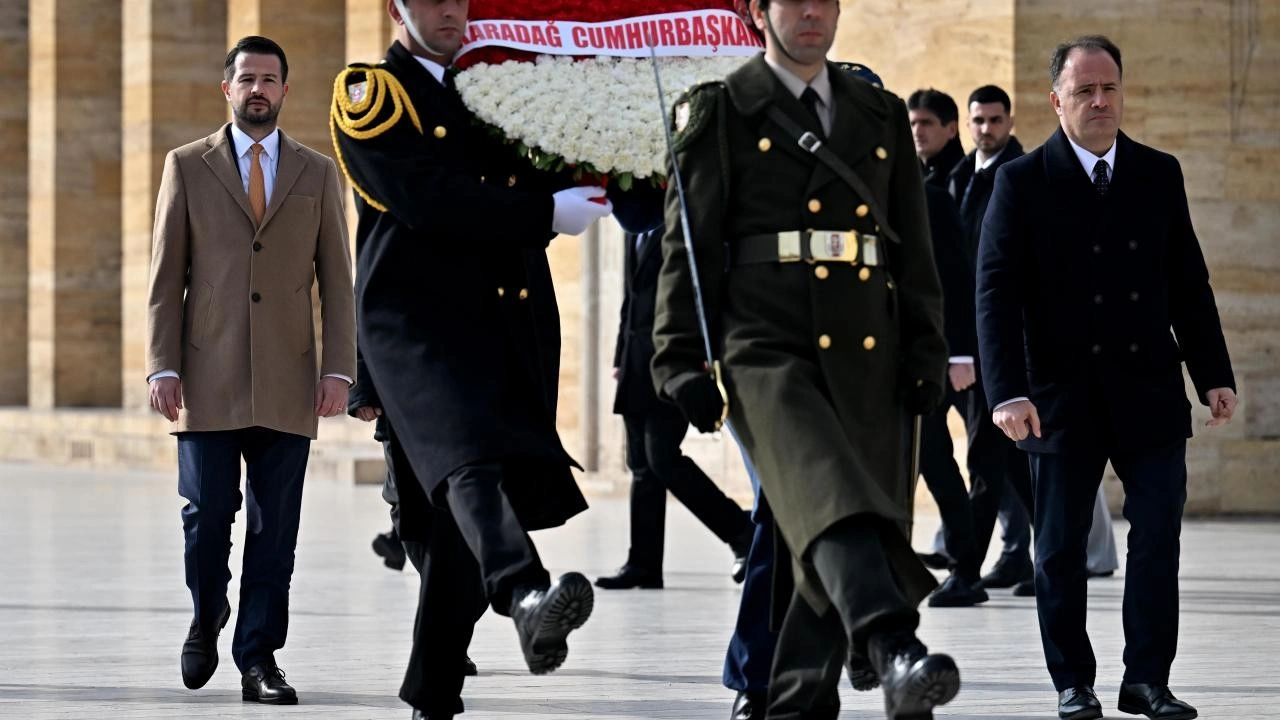 Karadağ Cumhurbaşkanı Milatoviç, Anıtkabir’i ziyaret etti