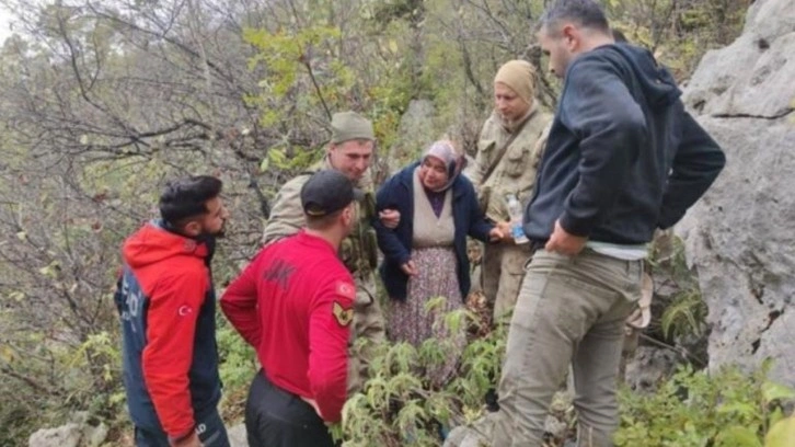 Kayıp yaşlı kadın mezrada bulundu