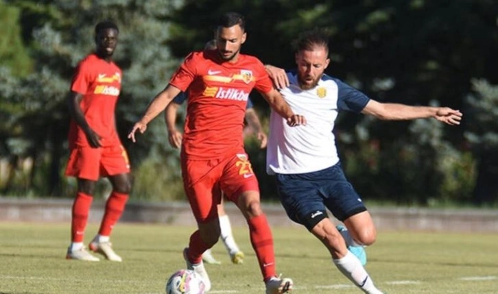 Kayserispor, hazırlık maçında MKE Ankaragücü ile berabere kaldı