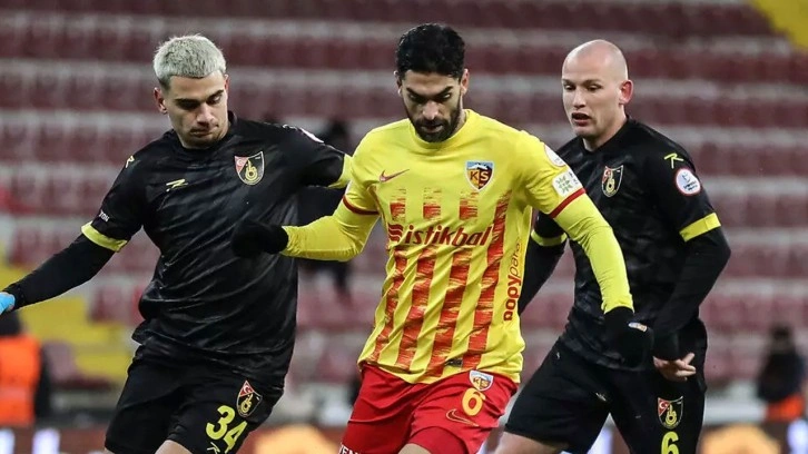 Kayserispor sahasında İstanbulspor'a 1-0 mağlup oldu