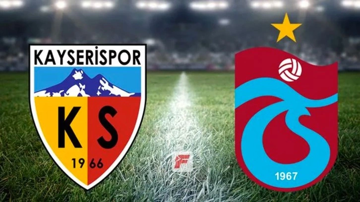 Kayserispor Trabzonspor maçı (canlı)