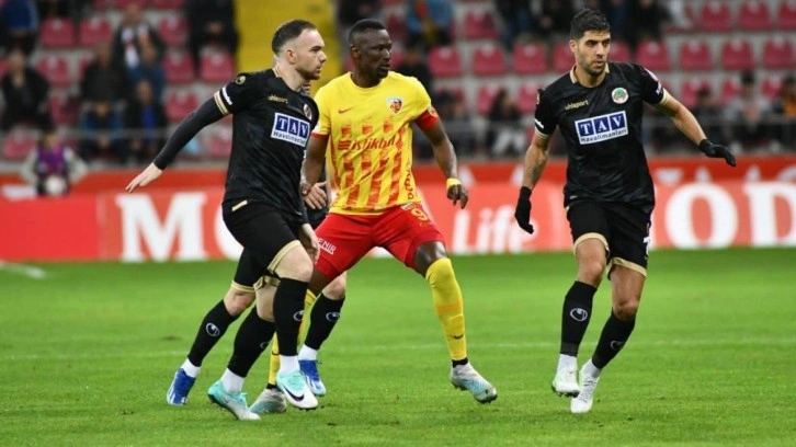 Kayserispor, üç puanı ikinci yarıda kaptı