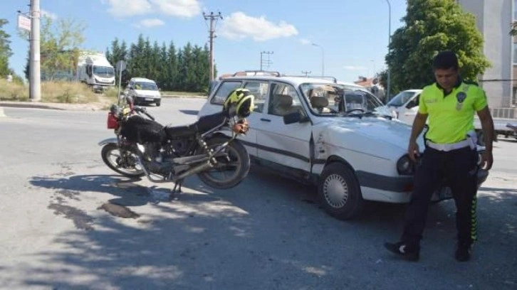 Kıbrıs gazisi, 1 gün önce çalınan motosikletine otomobille çarptı