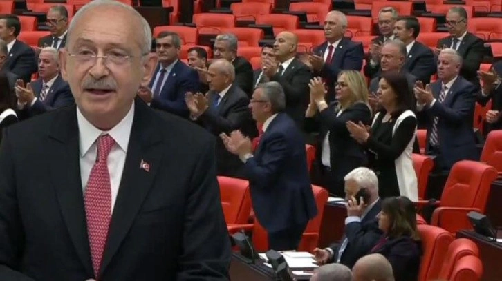 Kılıçdaroğlu vekil sıfatıyla son kez TBMM'de konuştu, CHP sıraları ayağa kalktı