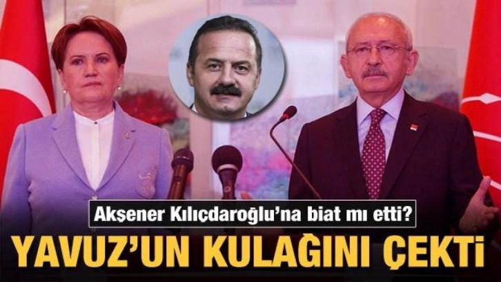 Kılıçdaroğlu'na biat mı etti? Meral Akşener, Yavuz Ağıralioğlu'nun kulağını çekti