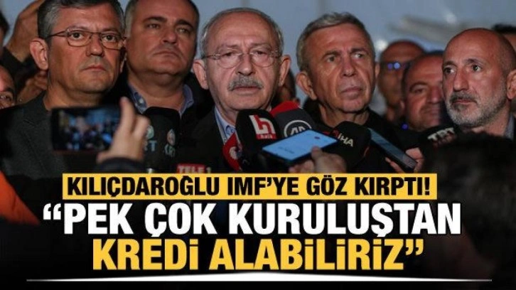 Kılıçdaroğlu'nun vaadi kredi oldu! 'Pek çok kuruluştan kredi alabiliriz'