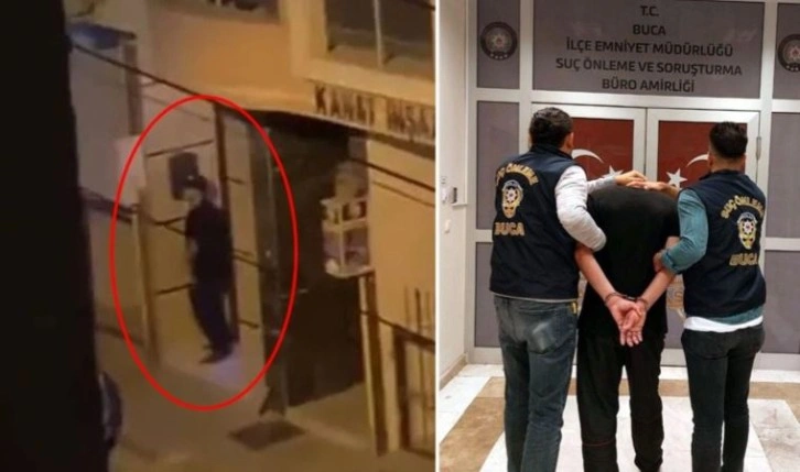 Kız yurdu önünde mastürbasyon yapan erkek yakalandı