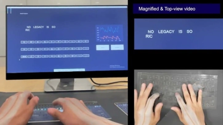Klavye Olmadan Yazmayı Sağlayacak 'Akıllı Cilt' Geliştirildi