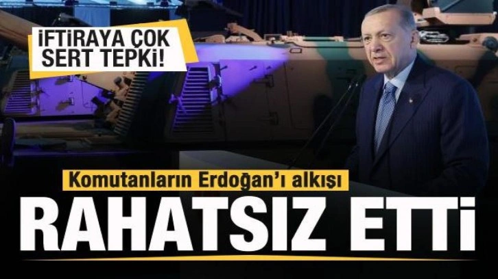 Komutanların Cumhurbaşkanı Erdoğan'ı alkışlaması rahatsız etti