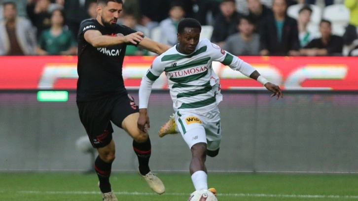 Konyaspor, Fatih Karagümrük'ten 1 puanı son dakikada aldı