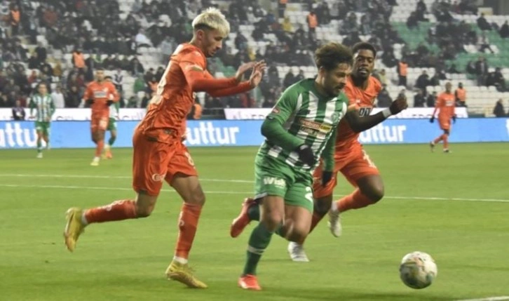 Konyaspor ile Alanyaspor 3 penaltılı maçta yenişemedi