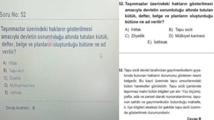 KPSS'de skandal ortalığı karıştırdı! Bir yayınevinin kitabından 20 sorunun aynısı çıktı